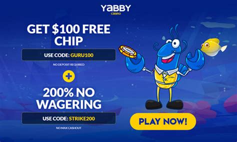 yabby casino 300 free chip no deposit|Yabby Casino No Deposit Bonus Codes 2024 – $100 Free Chip.